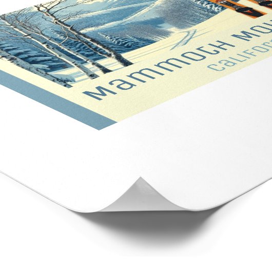 Activiteiten in de omgeving van Mammoth Mountain C Poster (Hoek)