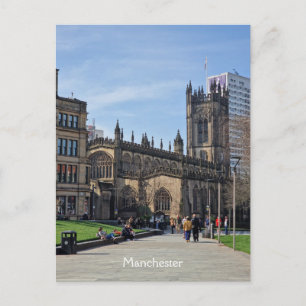 Activiteiten in de omgeving van Manchester Cathedr Briefkaart