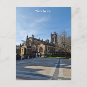 Activiteiten in de omgeving van Manchester Cathedr Briefkaart