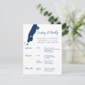 Activiteiten in de omgeving van Manhattan New York Informatiekaartje (Staand voorkant)