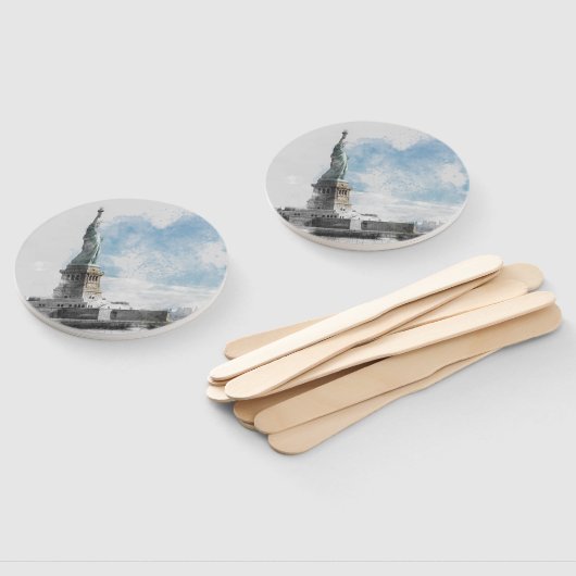 Activiteiten in de omgeving van Manhattan NYC Libe Handwaaier (Niet-gemonteerd)