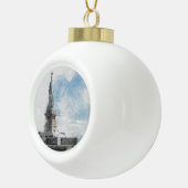 Activiteiten in de omgeving van Manhattan NYC Libe Keramische Bal Ornament (Rechts)