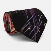 Activiteiten in de omgeving van mannen Black Firew Stropdas (Opgerold)