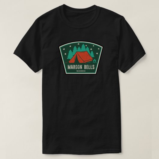 Activiteiten in de omgeving van Maroon Bells Wilde T-shirt (Design voorkant)