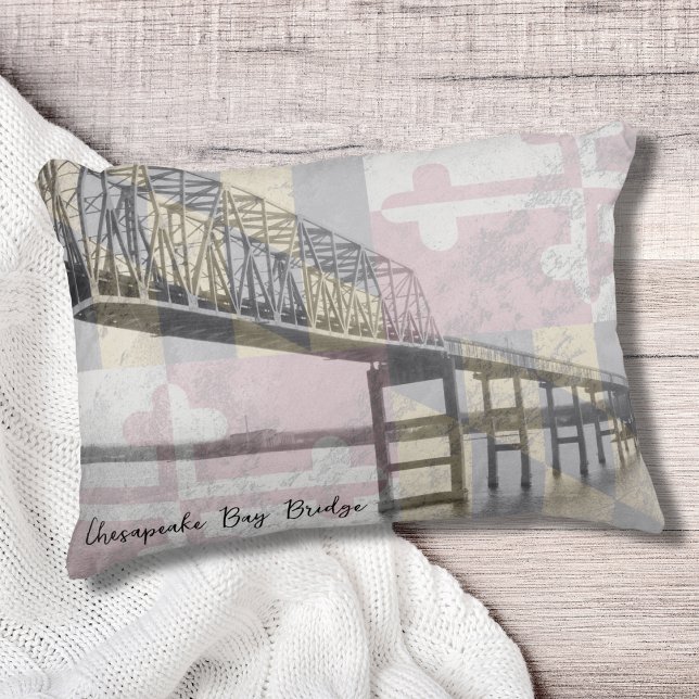 Activiteiten in de omgeving van Maryland Bay Bridg Accent Kussen (A beautiful throw pillow with the Chesapeake Bay Bridge, to show your love of Maryland!)