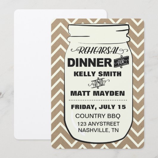 Activiteiten in de omgeving van Mason Jar Rehearsa Kaart (Voorkant / Achterkant)