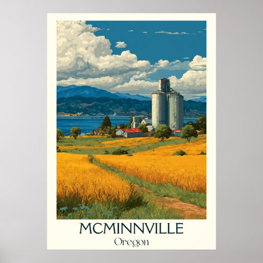 Activiteiten in de omgeving van McMinnville Oregon Poster (Voorkant)