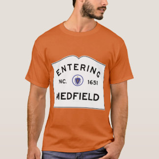 Activiteiten in de omgeving van Medfield Massachus T-shirt
