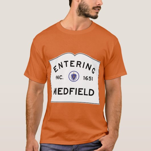 Activiteiten in de omgeving van Medfield Massachus T-shirt (Voorkant)