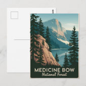 Activiteiten in de omgeving van Medicine Bow Natio Briefkaart (Voorkant / Achterkant)
