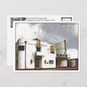 Activiteiten in de omgeving van Memorial Hall, Mos Briefkaart (Voorkant / Achterkant)