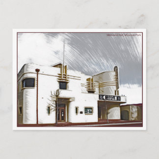 Activiteiten in de omgeving van Memorial Hall, Mos Briefkaart