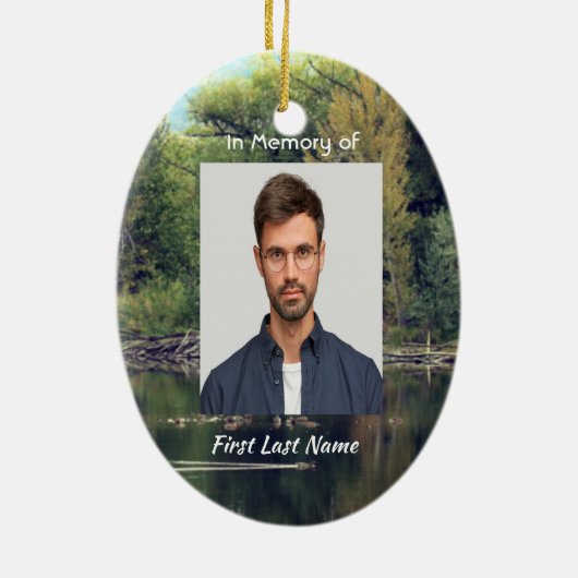 Activiteiten in de omgeving van Memorial Keepsake Keramisch Ornament (Achterkant)