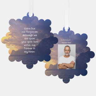 Activiteiten in de omgeving van Memorial Keepsake Ornament Kaart