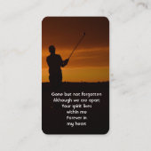 Activiteiten in de omgeving van Memorial Keepsake  Visitekaartje (Achterkant)