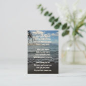 Activiteiten in de omgeving van Memorial Photo Pra Visitekaartje (Staand voorkant)