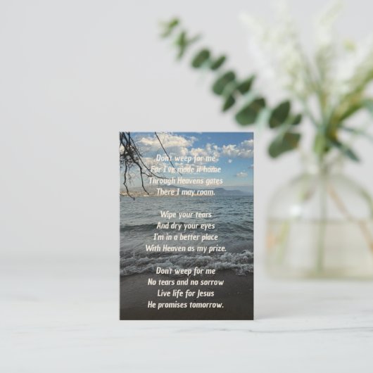 Activiteiten in de omgeving van Memorial Photo Pra Visitekaartje (Staand voorkant)