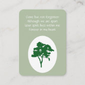 Activiteiten in de omgeving van Memorial Service P Visitekaartje (Voorkant)