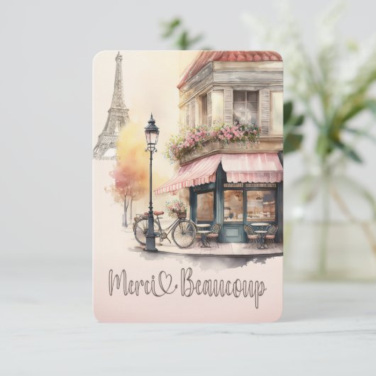 Activiteiten in de omgeving van Merci Beaucoup Par Bedankkaart (Staand voorkant)