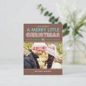 Activiteiten in de omgeving van Merry Little Chris Feestdagenkaart (Staand voorkant)