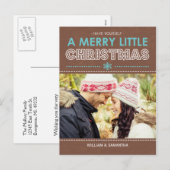 Activiteiten in de omgeving van Merry Little Chris Feestdagenkaart (Voorkant / Achterkant)