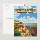 Activiteiten in de omgeving van Mesa Verde Nationa Briefkaart (Voorkant / Achterkant)