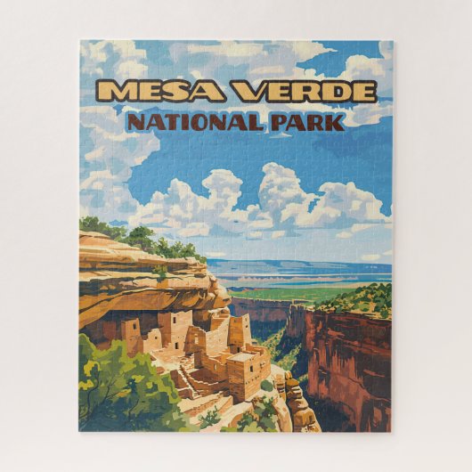 Activiteiten in de omgeving van Mesa Verde Nationa Legpuzzel (Verticaal)