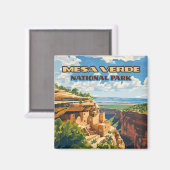 Activiteiten in de omgeving van Mesa Verde Nationa Magneet (Voorkant / Achterkant)