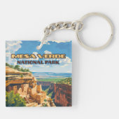 Activiteiten in de omgeving van Mesa Verde Nationa Sleutelhanger (Achterkant)