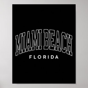 Activiteiten in de omgeving van Miami Beach Florid Poster