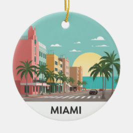 Activiteiten in de omgeving van Miami Beach Ocean Keramisch Ornament