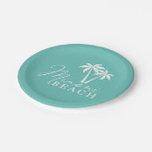 Activiteiten in de omgeving van Miami Beach Palm T Papieren Bordje (Gekanteld)