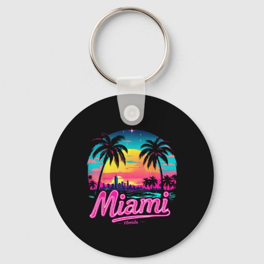 Activiteiten in de omgeving van Miami Beach - Ret Sleutelhanger (Voorkant)