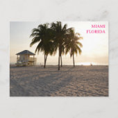 Activiteiten in de omgeving van Miami Florida Beac Briefkaart (Voorkant)