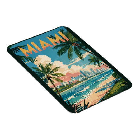 Activiteiten in de omgeving van Miami Florida Illu Magneet (Rechterzijde)