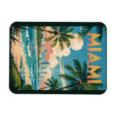 Activiteiten in de omgeving van Miami Florida Illu Magneet (Horizontaal)