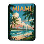 Activiteiten in de omgeving van Miami Florida Illu Magneet (Verticaal)