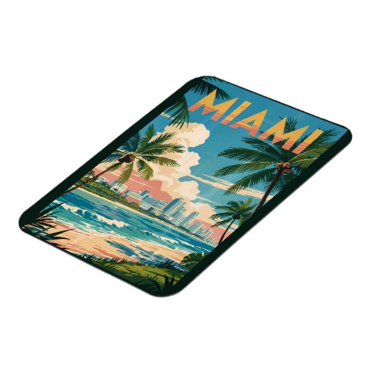 Activiteiten in de omgeving van Miami Florida Illu Magneet (Linkerzijde)