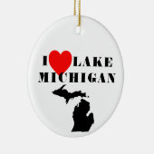 Activiteiten in de omgeving van Michigan Great Lak Keramisch Ornament (Rechts)