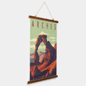 Activiteiten in de omgeving van Midcentury Modern  Hangend Wandkleed (Gebogen)