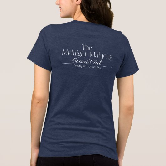 Activiteiten in de omgeving van Midnight Mahjong S Tri-Blend Shirt (Achterkant)