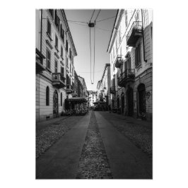 Activiteiten in de omgeving van Milano Urban Sunse Foto Afdruk