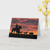 Activiteiten in de omgeving van Miles Cowboy Birth Kaart (Gele Bloem)