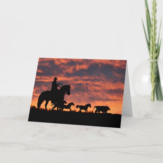 Activiteiten in de omgeving van Miles Cowboy Birth Kaart (Voorkant)