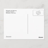 Activiteiten in de omgeving van Milwaukee Art Muse Briefkaart (Achterkant)