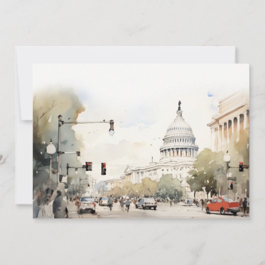 Activiteiten in de omgeving van Minimal Washington Kaart (Achterkant)