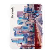 Activiteiten in de omgeving van Minneapolis Skylin Magneet (Verticaal)