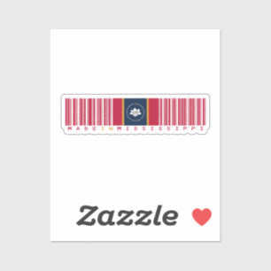 Activiteiten in de omgeving van Mississippi Barcod Sticker