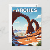 Activiteiten in de omgeving van Moab Utah Arches N Briefkaart (Voorkant / Achterkant)