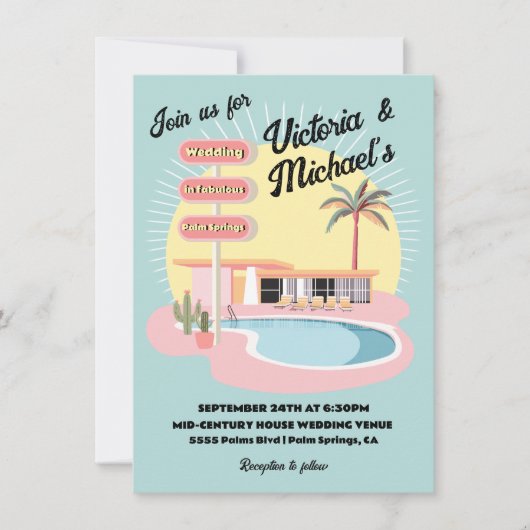 Activiteiten in de omgeving van Mod Palm Springs M Kaart (Voorkant)